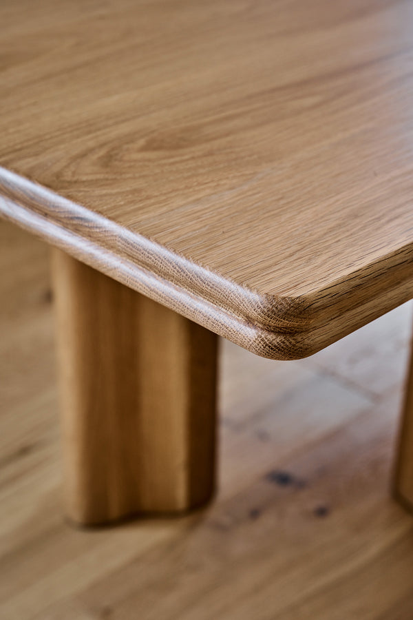 Ledge Dining Table -  Wood